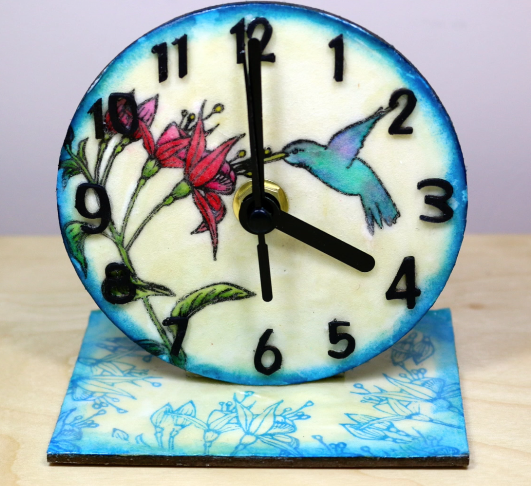 Hummingbird Clock Kit Crafting Tutorial 
